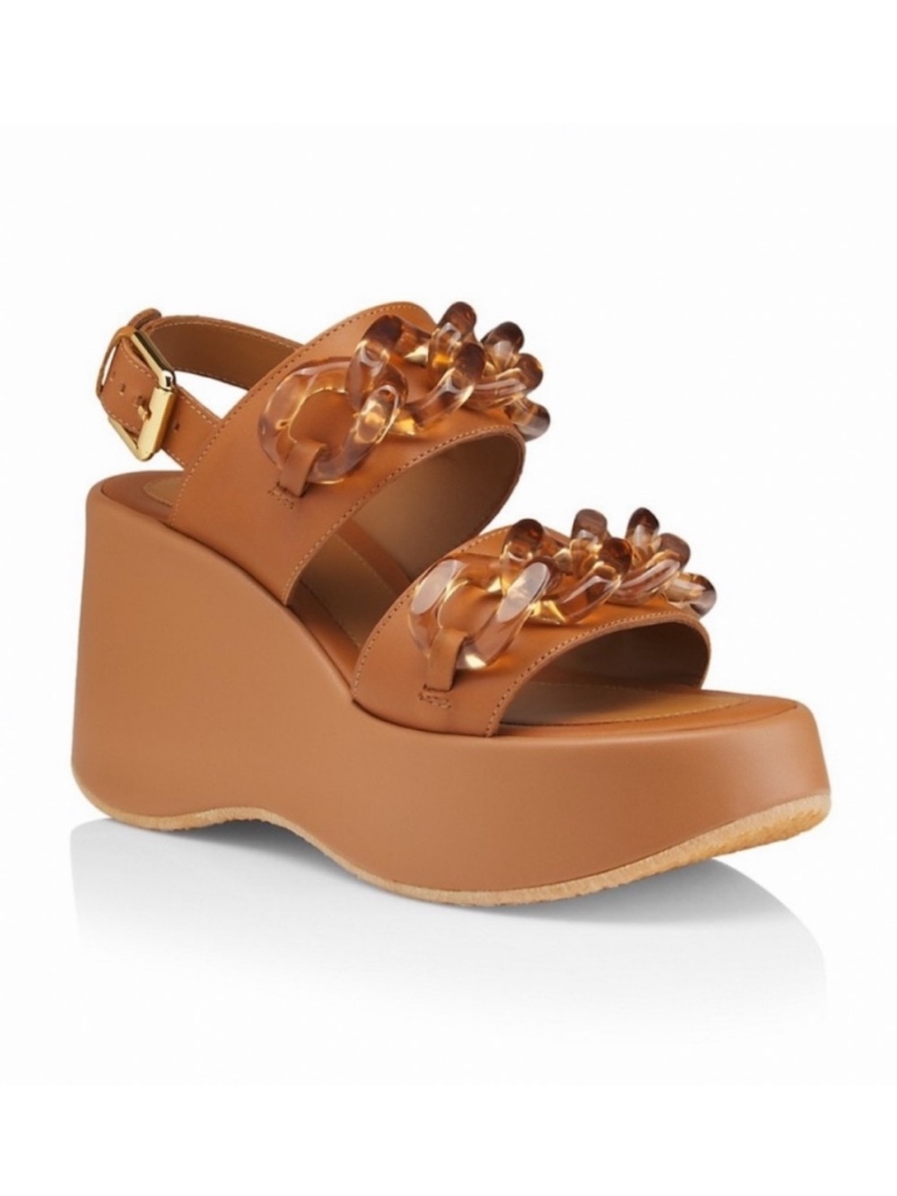 See By Chloe Mahe Chain Wedge Platform Sandals